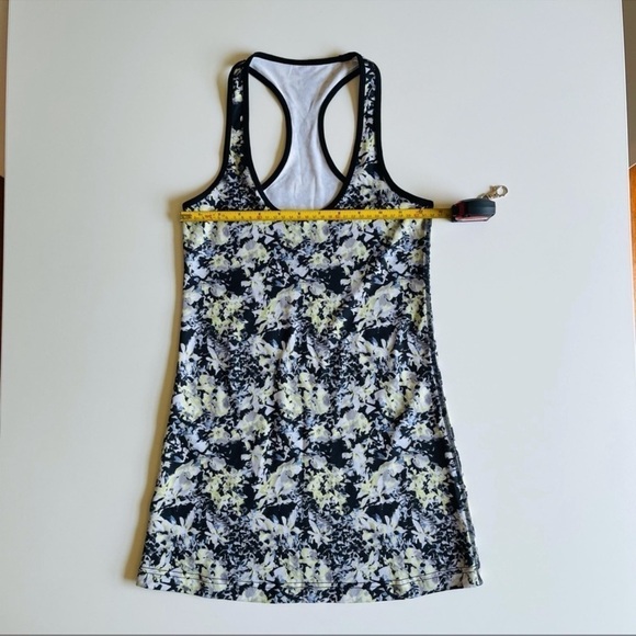 ❤️Lululemon Cool Racerback Tank in Crosscourt Petal Black A2 - Picture 7 of 10